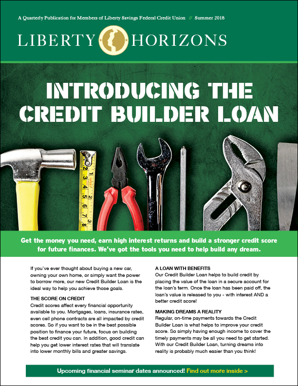 Tools collage on cover of member newsletter