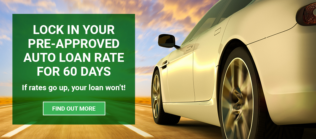 Image of car driving fast with Groove Car auto loan promotion