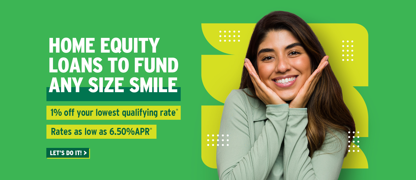 Happy woman who just got a great deal on a fixed-rate home loan