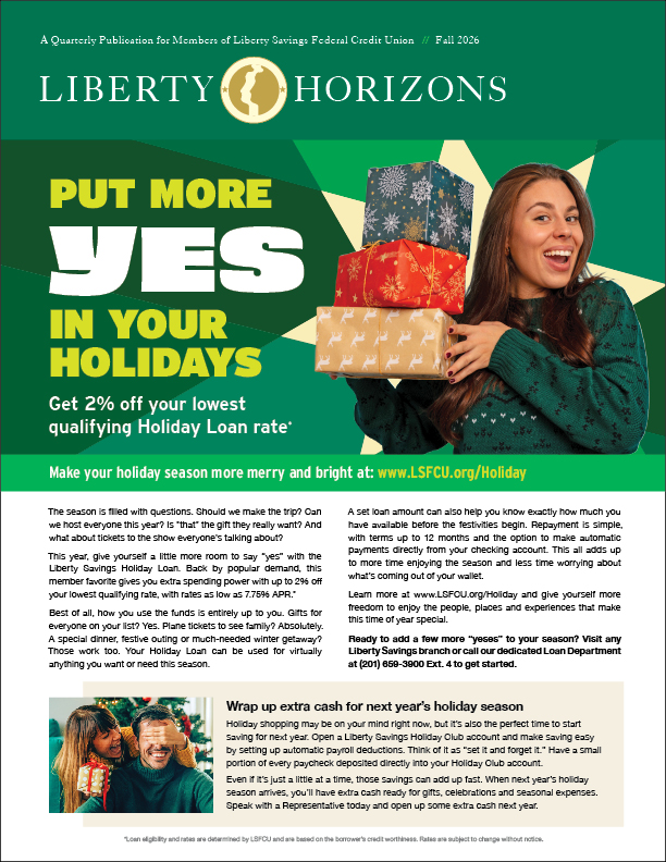 Happy woman with gift that just got her low rate holiday loan